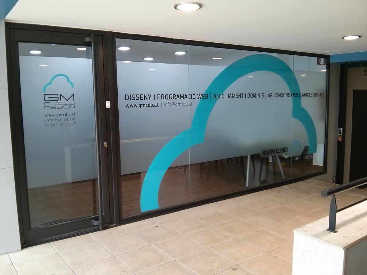 Oficina de GM Cloud Design ubicada a Palafrugell (Centre Comercial Cavallers, 28-30. Local 35